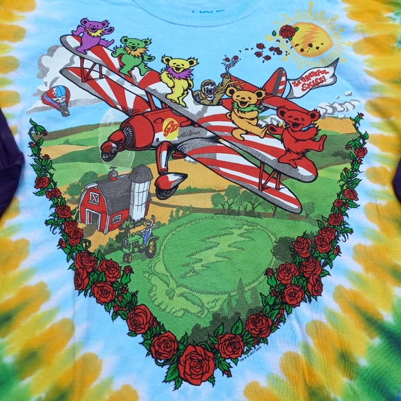 Gratetful dead biplane long-sleeved shirt - Picture 5 of 15